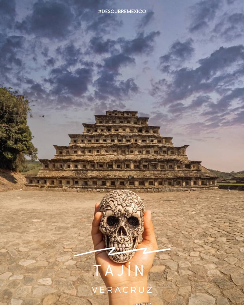 Descubre México la pirámide de los Nichos de Tajín