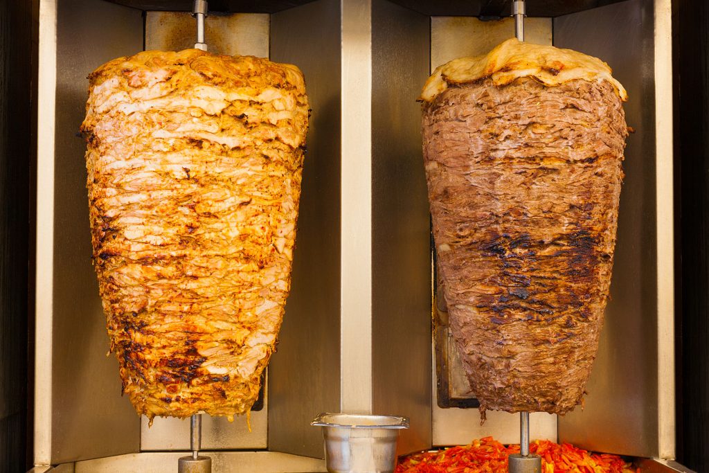 comida típica turca kebab