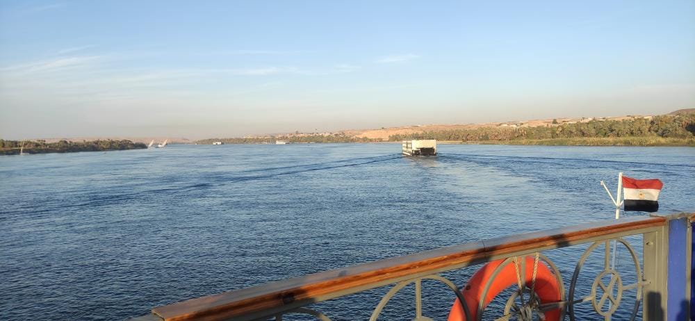 viaje en barco por el Nilo