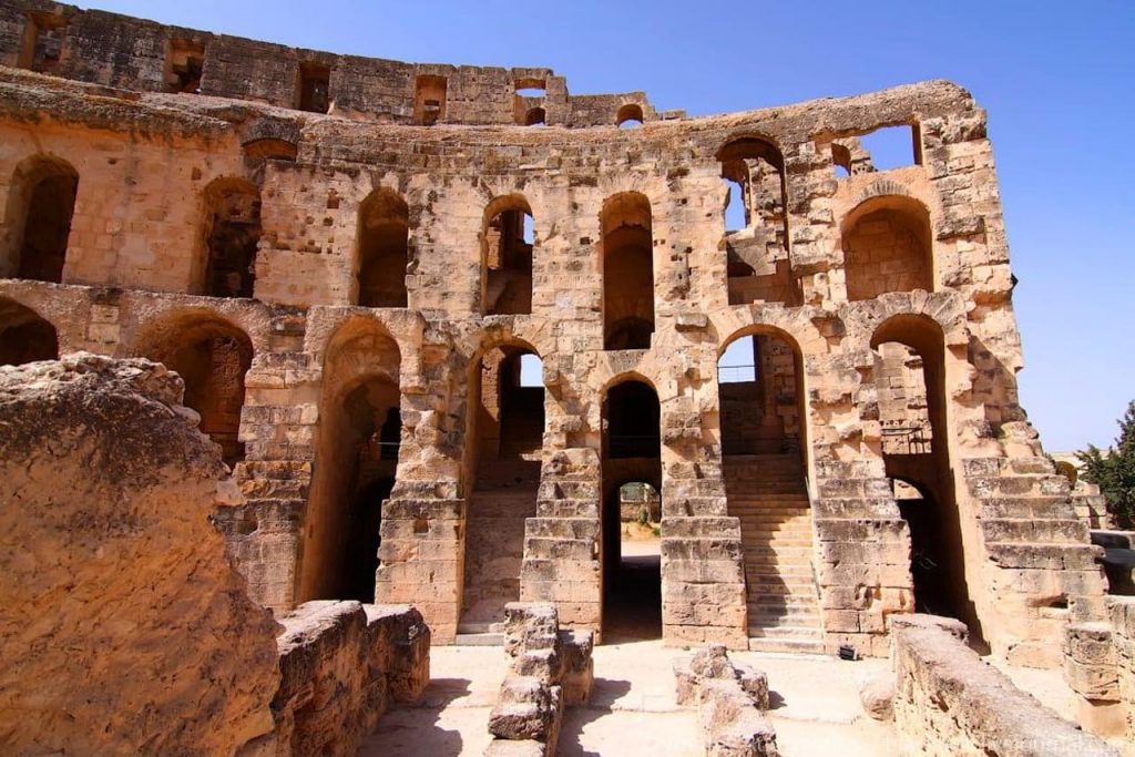 viaje a Túnez en familia Qué ver en Túnez en 6 días – Coliseo de El Djem